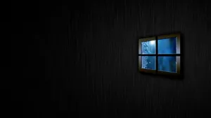 Windows 10 Black Room Wall Wallpaper