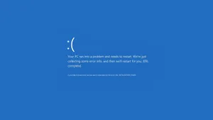 Windows 10 In Blue Wallpaper