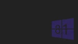 Windows 10 Logo On A Black Background Wallpaper