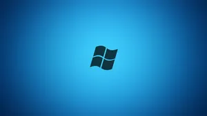 Windows 7 On Midnight Blue And Black Wallpaper