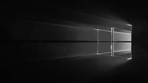 Windows Logo Black Wallpaper