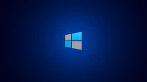 Windows Logo On A Dark Background Wallpaper