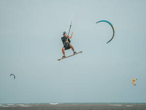 Windsurfing And Surfboard Wallpaper