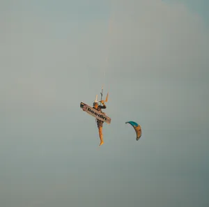 Windsurfing In The Air Wallpaper
