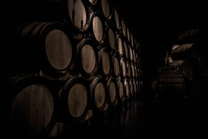 Wine Cask Barrel Wallpaper