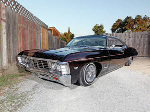 Wine Chevrolet Impala 1967 Wallpaper