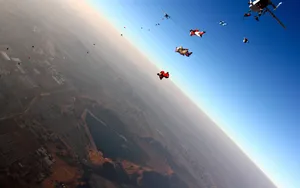 Wingsuit Sport Skydiving Wallpaper