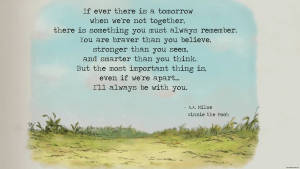 Winnie The Pooh Quotes Of Being Alone Wallpaper