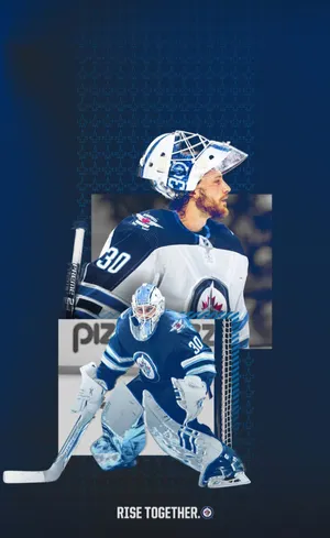 Winnipeg Jets Goaltender Laurent Brossoit Wallpaper