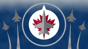 Winnipeg Jets Team Logo Artistic Representation Wallpaper
