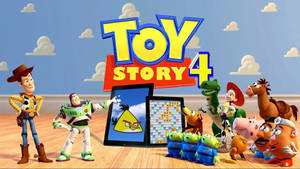 Winsome Toy Story 4 Poster Wallpaper