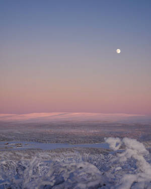 Winter Landscape Plain Hd Iphone Wallpaper