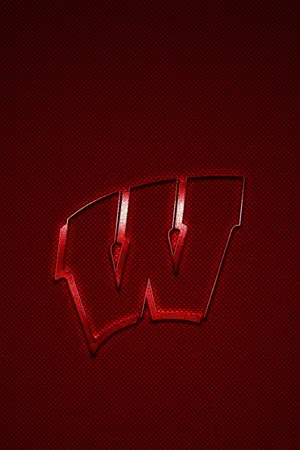Wisconsin Badgers Football Team In Action Wallpaper