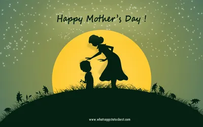 Wishing You A Beautiful Evening On Mothers Day! Wallpaper