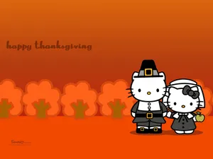 Wishing You A Cartoon-filled Thanksgiving! Wallpaper