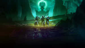 Witch Queen Dark Green Wallpaper