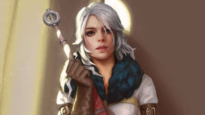 Witcher 3 4k Ciri Artwork Wallpaper