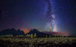 Witness The Beauty Of The Night Sky. Wallpaper