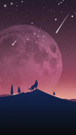 Wolf Iphone Growling Mountain Wallpaper