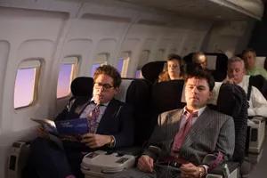 Wolf Of Wall Street Leonardo In Plane Wallpaper