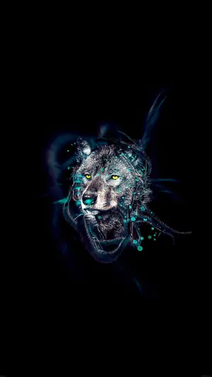 Wolf Spotlight Iphone Wallpaper Wallpaper