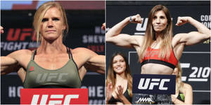 Women's Mma Holly Holm And Irene Aldana Wallpaper