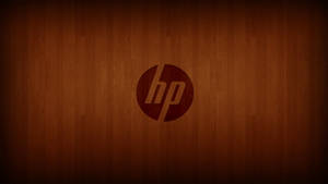 Wood Engraved Hp Laptop Logo Wallpaper