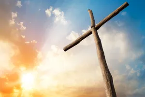 Wooden Cross Symbol In The Christianity Religion Wallpaper