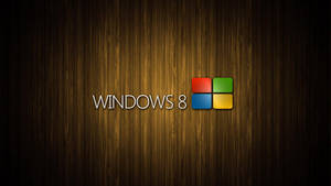 Wooden Windows 8 Background In Vignette Wallpaper