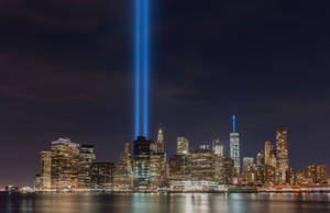 World Trade Center Light 9/11 Wallpaper