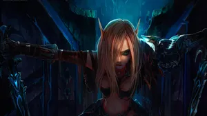 Wow Classic Rogue Elf Wallpaper