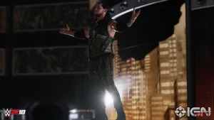 Wrestler Baron Corbin Of W2k18 Wallpaper