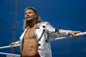 Wrestler Brian Pillman Inside The Ring Wallpaper