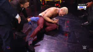 Wrestler Cody Rhodes Injury Wallpaper