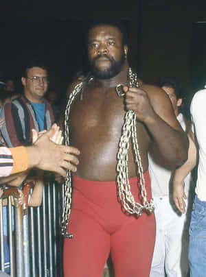 Wrestlerwith Chain Wallpaper