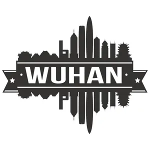 Wuhan Silhouette Art Wallpaper