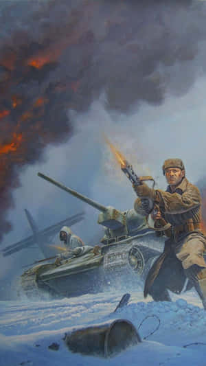 Ww2 Iphone Drawing Military Fighting Wallpaper