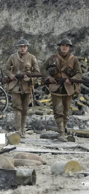 Ww2 Iphone Soldiers Holding Snipers Wallpaper