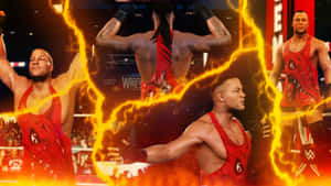 Wwe 2k22 Rob Van Dam Collage Wallpaper