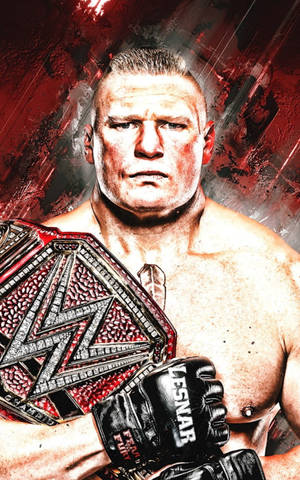 Wwe Brock Lesnar Fanart Wallpaper