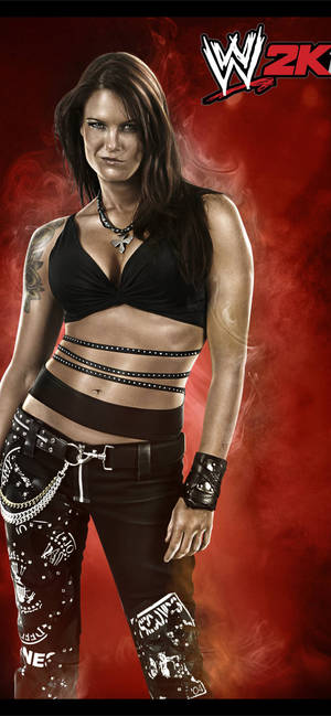 Wwe Legend Lita In Action Wallpaper