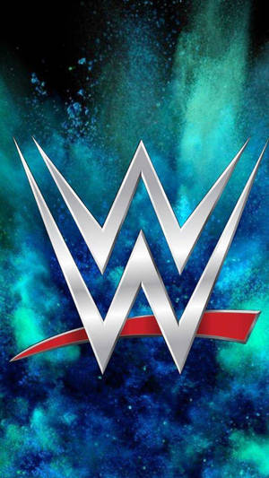 Wwe Logo Blue Powder Wallpaper