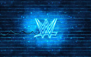 Wwe Logo On Fiery Red Background Wallpaper Wallpaper