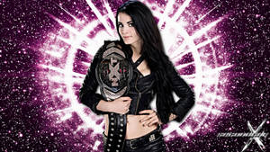 Wwe Paige Purple Galaxy Wallpaper