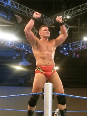 Wwe Smackdown Superstar Charlie Haas In Action Wallpaper