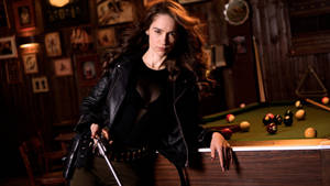 Wynonna Earp At Shorty's Saloon Wallpaper