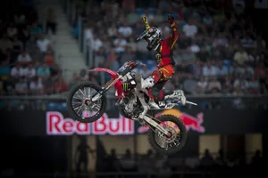 X Games Motocross No-hand Trick Wallpaper