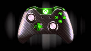 Xbox One X Logo On Controller Wallpaper