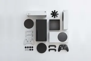 Xbox Series X Flatlay Wallpaper