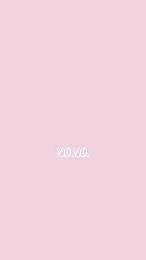 Xoxo Plain Pink Wallpaper
